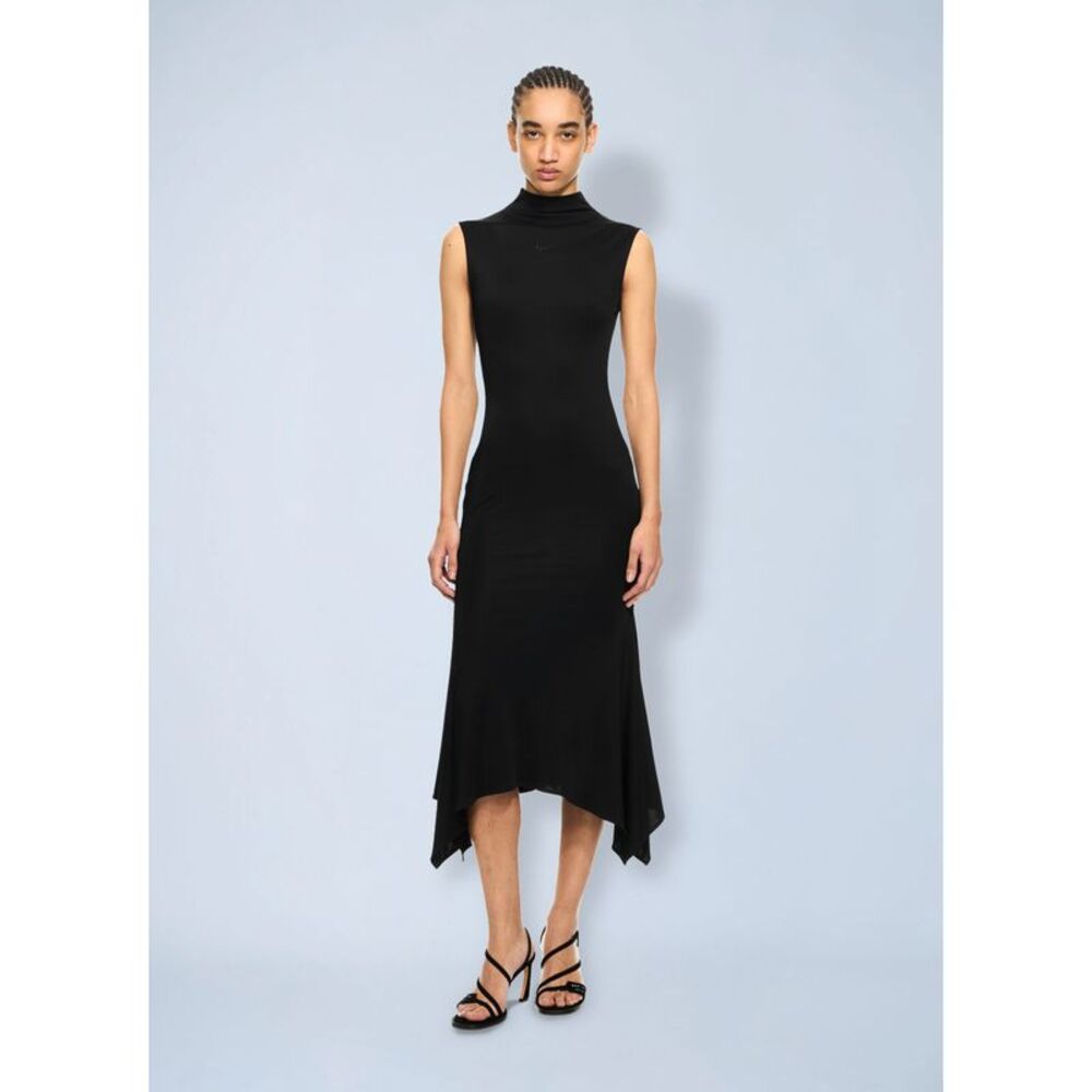 Off-White Women Fluid Sleeveless Midi Dress